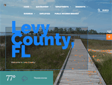 Tablet Screenshot of levycounty.org